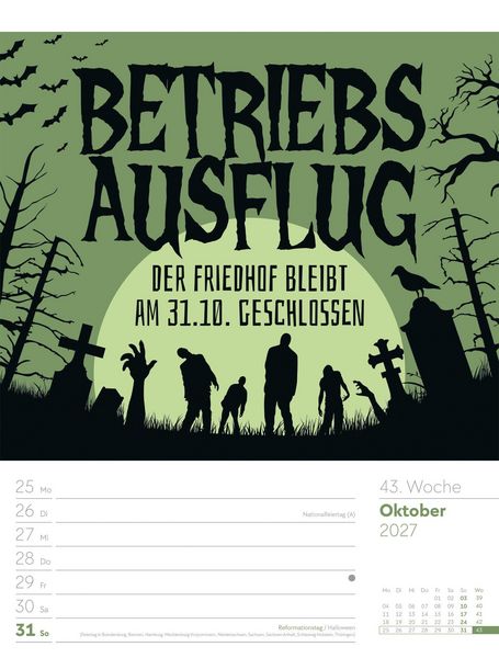 Produktbild: Klartext Spr&uuml;chekalender Wochenplaner 2027