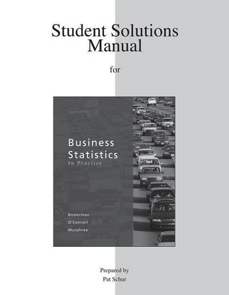 Produktbild: Student Solutions Manual For B
