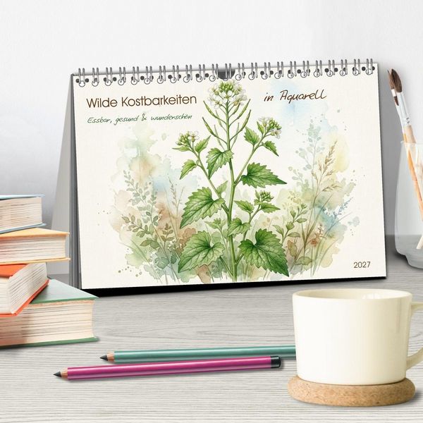 Produktbild: Wilde Kostbarkeiten &ndash; Essbar, gesund & wundersch&ouml;n (Tischkalender 2027 DIN A5 quer), CALVENDO Monatskalender