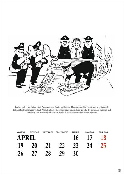 Produktbild: Loriot Heile Welt Halbmonatskalender 2027