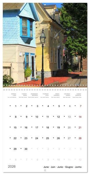 Produktbild: New England - from Rhode Island to Maine (Wall Calendar 2026 12 &times; 12 Inch) CALVENDO 12 Month Wall Calendar