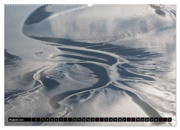Produktbild: Das Wattenmeer von oben (Wandkalender 2026 DIN A2 quer), CALVENDO Monatskalender