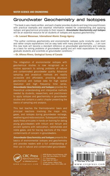 Produktbild: Groundwater Geochemistry and Isotopes
