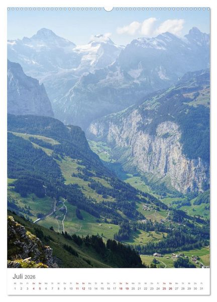 Produktbild: Schweiz (Wandkalender 2026 DIN A2 hoch), CALVENDO Monatskalender