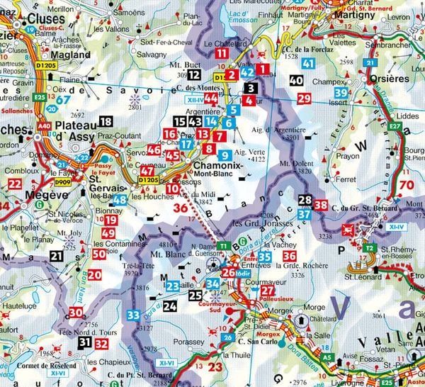 Produktbild: Mont Blanc (Guide de randon&eacute;es)