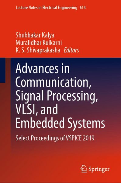 Produktbild: Advances in Communication, Signal Processing, VLSI, and Embedded Systems