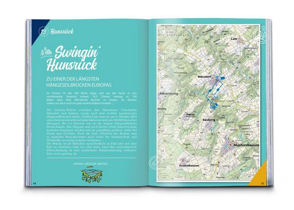 Produktbild: KOMPASS Schr&auml;ge Touren Deutschland, 47 Touren