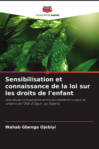 Produktbild: Sensibilisation et connaissance de la loi sur les droits de l'enfant