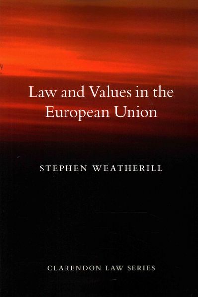 Produktbild: Law and Values in the European Union