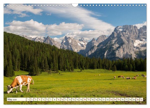 Produktbild: A JOURNEY ON THE DOLOMITES (Wall Calendar 2026 DIN A3 landscape), CALVENDO 12 Month Wall Calendar