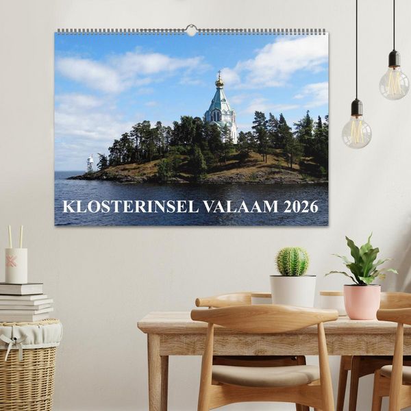 Produktbild: KLOSTERINSEL VALAAM 2026 (Wandkalender 2026 DIN A2 quer), CALVENDO Monatskalender