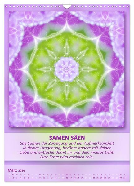 Produktbild: Light Energy Mandalas - Kalender - Vol. 2 (Wandkalender 2026 DIN A3 hoch), CALVENDO Monatskalender