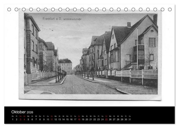 Produktbild: FFO-Geschichten. Historische Ansichtskarten aus Frankfurt (Oder) (Tischkalender 2026 DIN A5 quer), CALVENDO Monatskalender