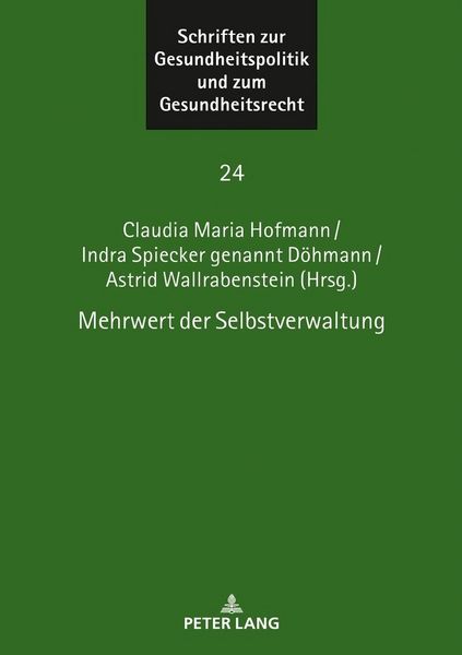 Produktbild: Mehrwert der Selbstverwaltung