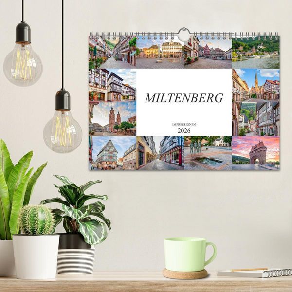 Produktbild: Miltenberg Impressionen (Wandkalender 2026 DIN A4 quer), CALVENDO Monatskalender