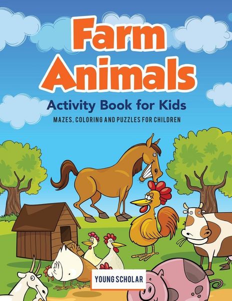 Produktbild: Farm Animals Activity Book for Kids