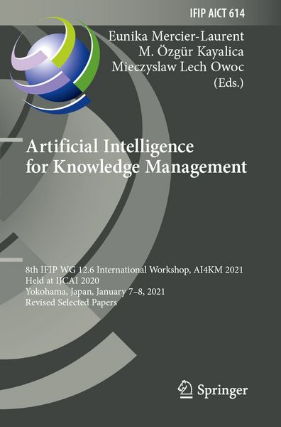 Produktbild: Artificial Intelligence for Knowledge Management