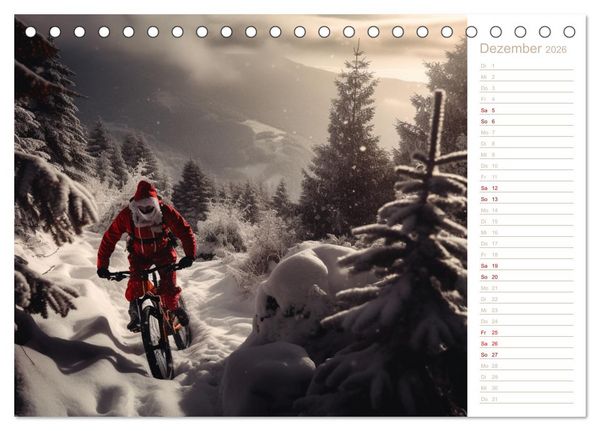 Produktbild: Mit dem Mountainbike durch die Welt (Tischkalender 2026 DIN A5 quer), CALVENDO Monatskalender