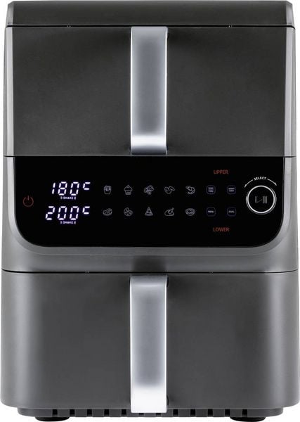 Produktbild: GourmetMaxx 16404 Hei&szlig;luft-Fritteuse 10 l 2500 W Antihaftbeschichtung, BPA-frei, Cool-Touch-Geh&auml;use, digitaler Timer, Grillfunktion, Hei&szlig;luft-Funkt