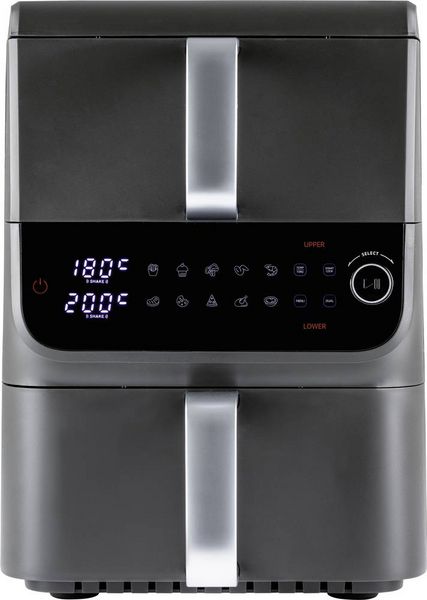 Produktbild: GourmetMaxx 16404 Hei&szlig;luft-Fritteuse 10l 2500W Antihaftbeschichtung, BPA-frei, Cool-Touch-Geh&auml;use, digitaler Timer, Grillfunktion