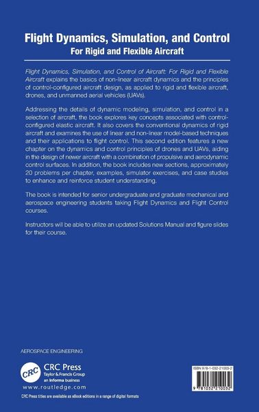 Produktbild: Flight Dynamics, Simulation, and Control