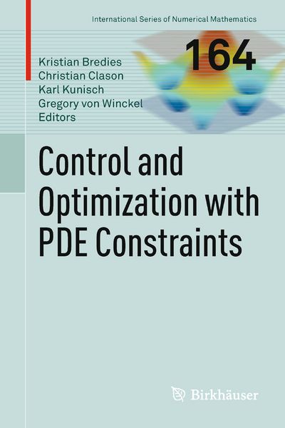 Produktbild: Control and Optimization with PDE Constraints