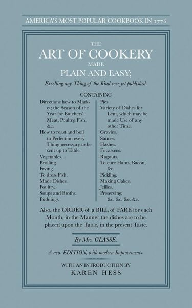 Produktbild: The Art of Cookery Made Plain and Easy