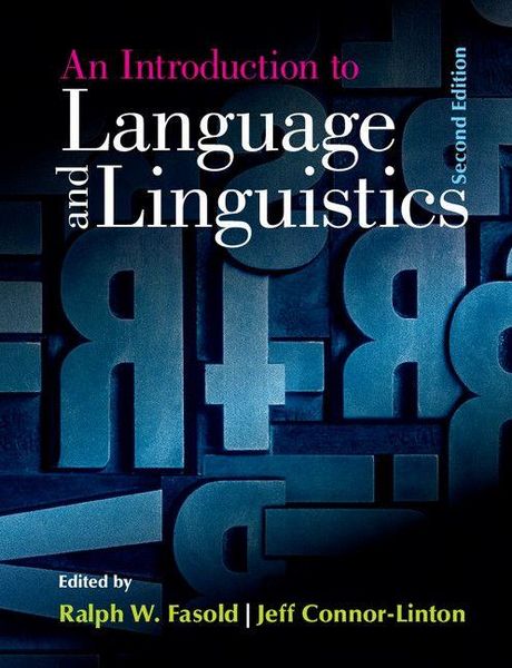 Produktbild: An Introduction to Language and Linguistics