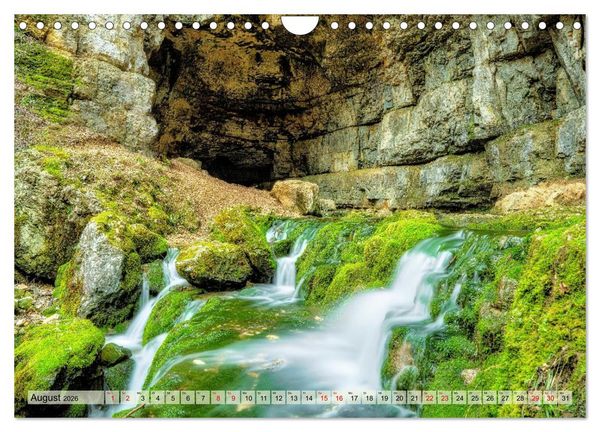 Produktbild: Faszinierende Karstquellen auf der Schw&auml;bischen Alb (Wandkalender 2026 DIN A4 quer), CALVENDO Monatskalender