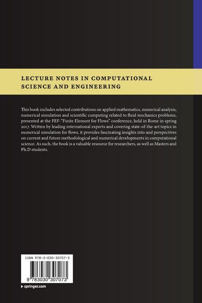 Produktbild: Numerical Methods for Flows