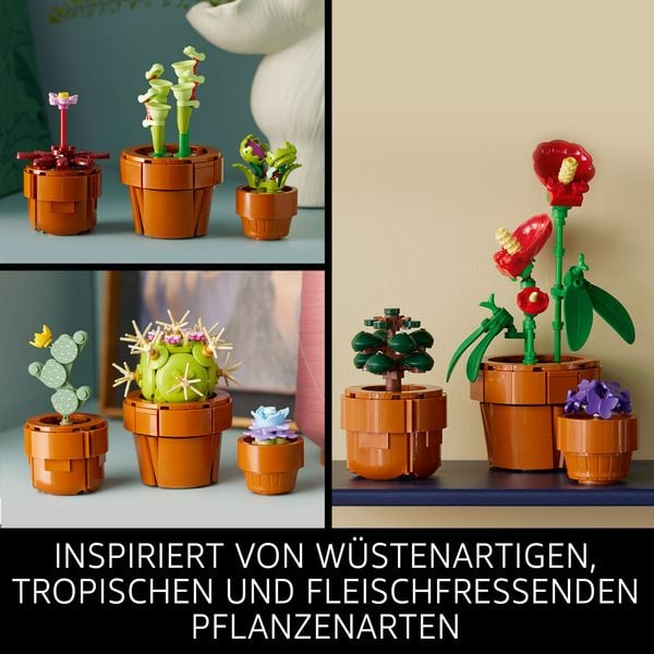 Produktbild: LEGO Icons Botanical Collection 10329 Mini Pflanzen und Blumen Set