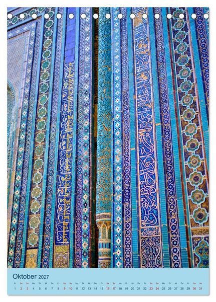 Produktbild: Usbekistan - Historische Architektur (Tischkalender 2027 DIN A5 hoch), CALVENDO Monatskalender