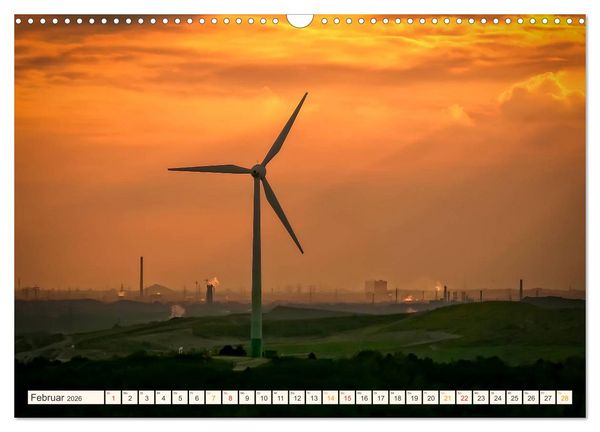 Produktbild: Windrad - Fluch und Segen (Wandkalender 2026 DIN A3 quer), CALVENDO Monatskalender