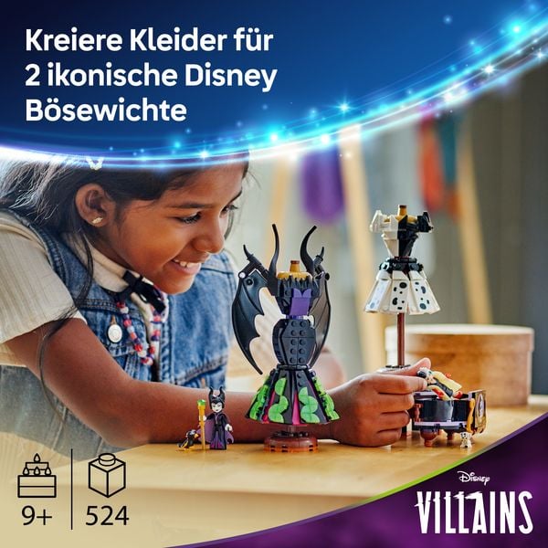 Produktbild: LEGO ǀ Disney B&ouml;sewichte Die Kleider von Malefiz und Cruella De Vil 43262