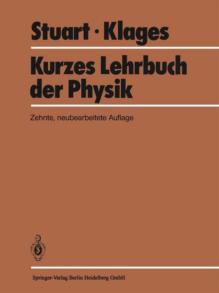 Produktbild: Kurzes Lehrbuch der Physik