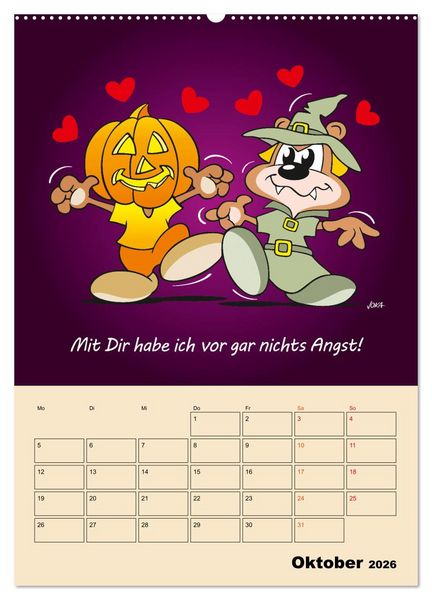 Produktbild: Ein Jahr mit Dir! (Wandkalender 2026 DIN A2 hoch), CALVENDO Monatskalender