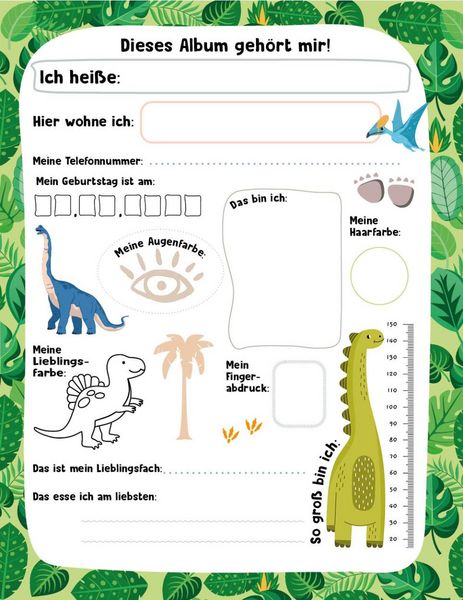 Produktbild: Kritzel-Kratzel-Buch Meine Schulfreunde (Dinos)