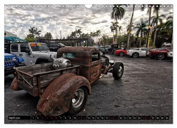Produktbild: Florida Junk Cars (Wandkalender 2026 DIN A3 quer), CALVENDO Monatskalender