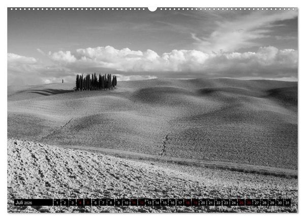 Produktbild: Toscana - monocromatico (Wandkalender 2026 DIN A2 quer), CALVENDO Monatskalender