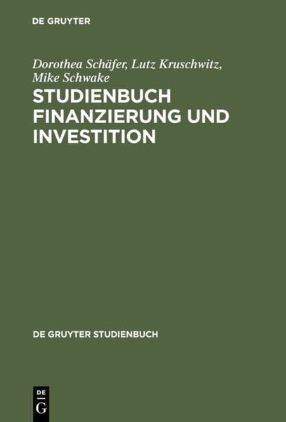 Produktbild: Studienbuch Finanzierung und Investition