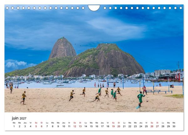 Produktbild: RIO DE JANEIRO Contrastes. Couleurs. Lumi&egrave;re. (Calendrier mural 2027 DIN A4 vertical), CALVENDO calendrier mensuel