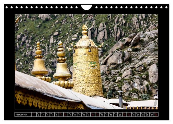Produktbild: Eine Rundreise durch Tibet (Wandkalender 2026 DIN A4 quer), CALVENDO Monatskalender