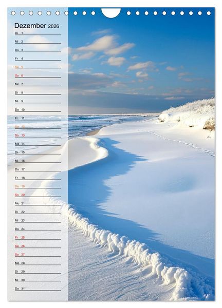 Produktbild: Maritim, Deutschlands K&uuml;sten (Wandkalender 2026 DIN A4 hoch), CALVENDO Monatskalender