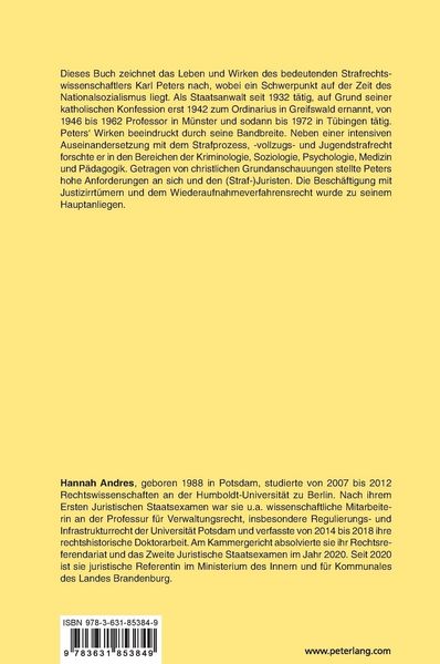 Produktbild: Karl Peters (1904 &ndash; 1998)