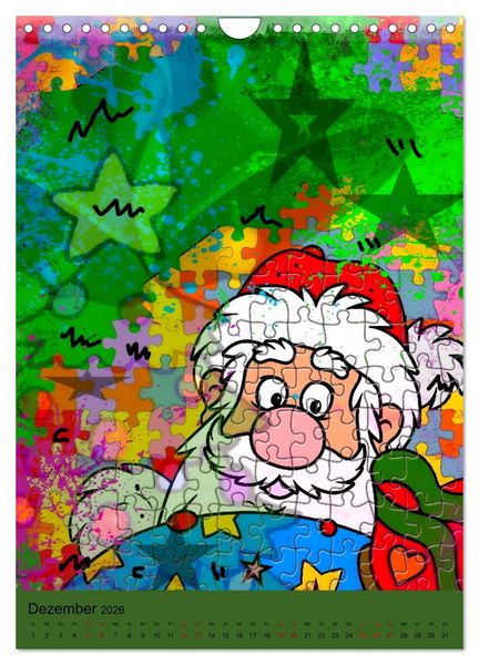 Produktbild: Puzzleteile (Wandkalender 2026 DIN A4 hoch), CALVENDO Monatskalender