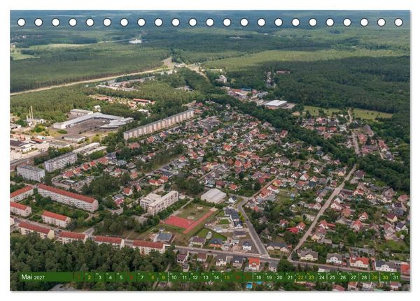 Produktbild: Eberswalde in Luftbildern (Tischkalender 2027 DIN A5 quer), CALVENDO Monatskalender