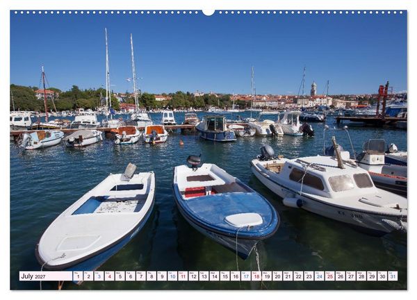 Produktbild: Istria &ndash; Coastal Wonders, Historic Cities, and Island Dreams (Wall Calendar 2027 DIN A2 landscape), CALVENDO 12 Month Wall Calendar