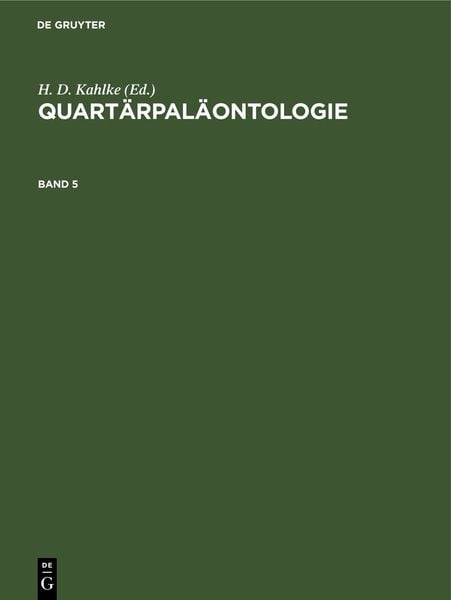 Produktbild: Quart&auml;rpal&auml;ontologie. Band 5