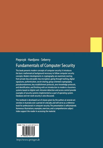 Produktbild: Fundamentals of Computer Security
