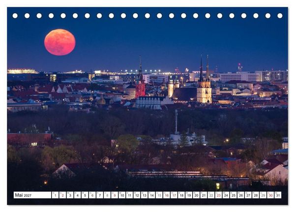 Produktbild: Halle-Saale - Die sch&ouml;nsten Ansichten (Tischkalender 2027 DIN A5 quer), CALVENDO Monatskalender